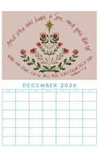 Load image into Gallery viewer, Hand drawn 2026 Calendar