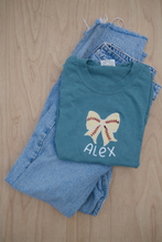 Load image into Gallery viewer, Baseball appliqué crewneck t-shirt
