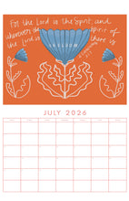 Load image into Gallery viewer, Hand drawn 2026 Calendar