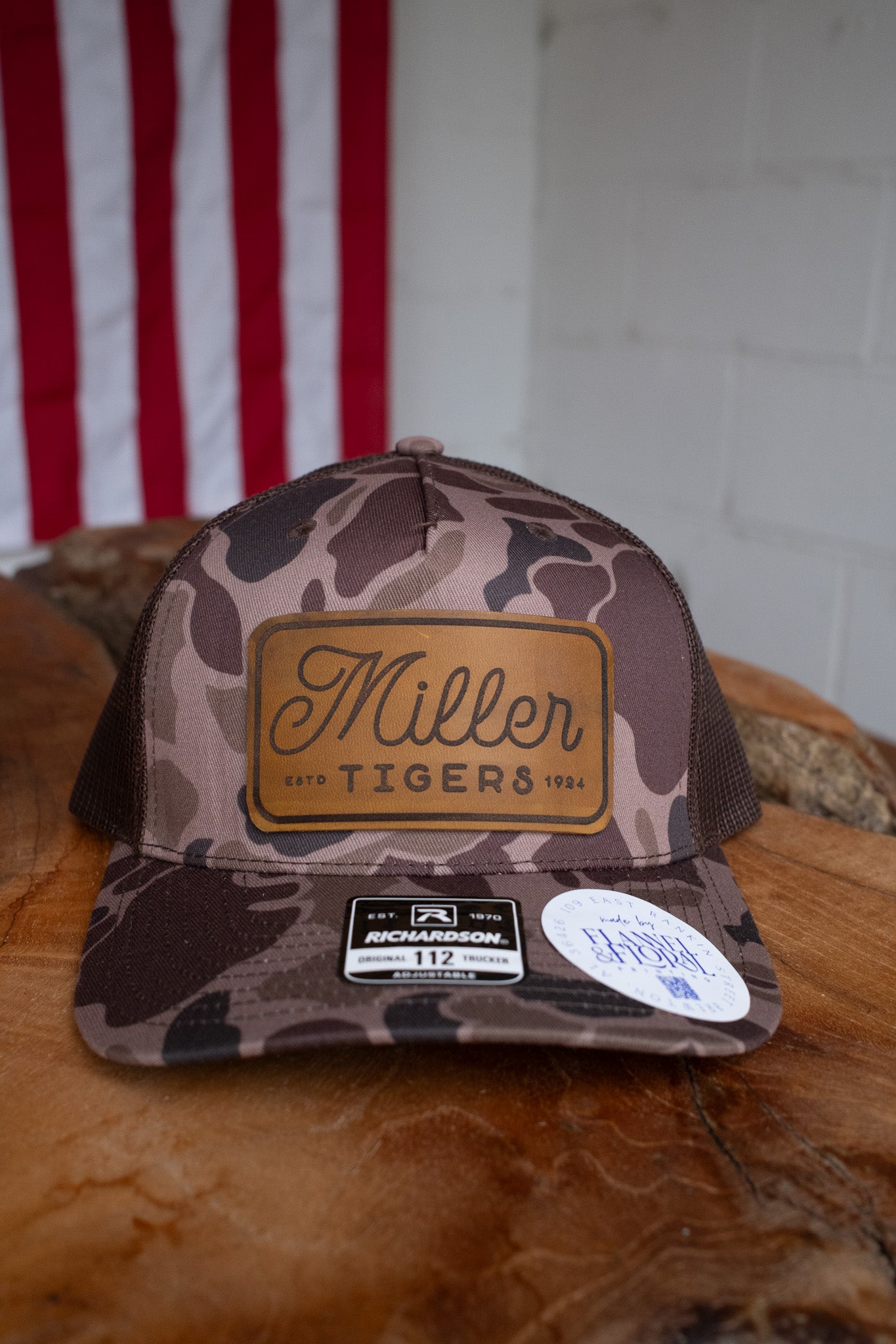 Miller Leather Patch Hat