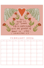 Load image into Gallery viewer, Hand drawn 2026 Calendar