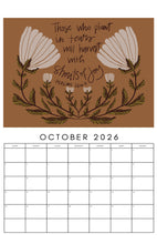 Load image into Gallery viewer, Hand drawn 2026 Calendar