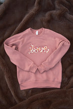 Load image into Gallery viewer, Valentine applique crewneck